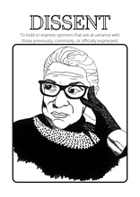 Load image into Gallery viewer, DISSENT: A Feminist Coloring & History Book