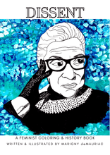 Load image into Gallery viewer, DISSENT: A Feminist Coloring & History Book