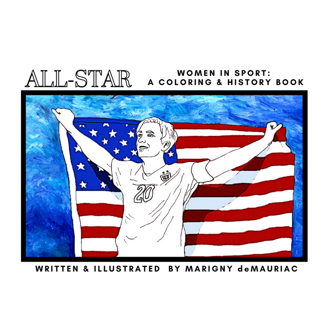 ALL-STAR Women In Sport: A Coloring & History Book